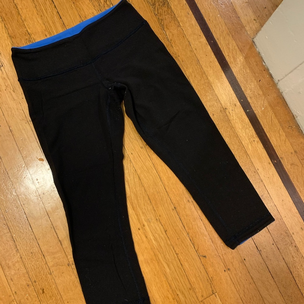 Lululemon Crop Reversible Wunder Under Legging